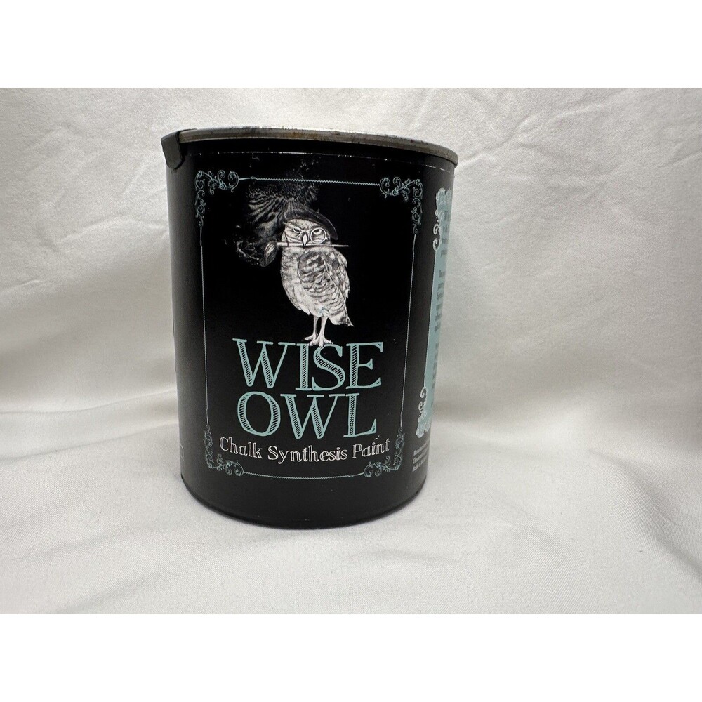 New 16 fl oz Pint Wise Owl Chalk Synthesis Paint River Rock Pint/Primer Matte